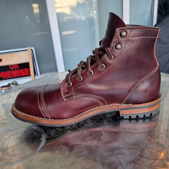 Truman boots 9.5D Oxblood double shot leather - Picture 9 of 10